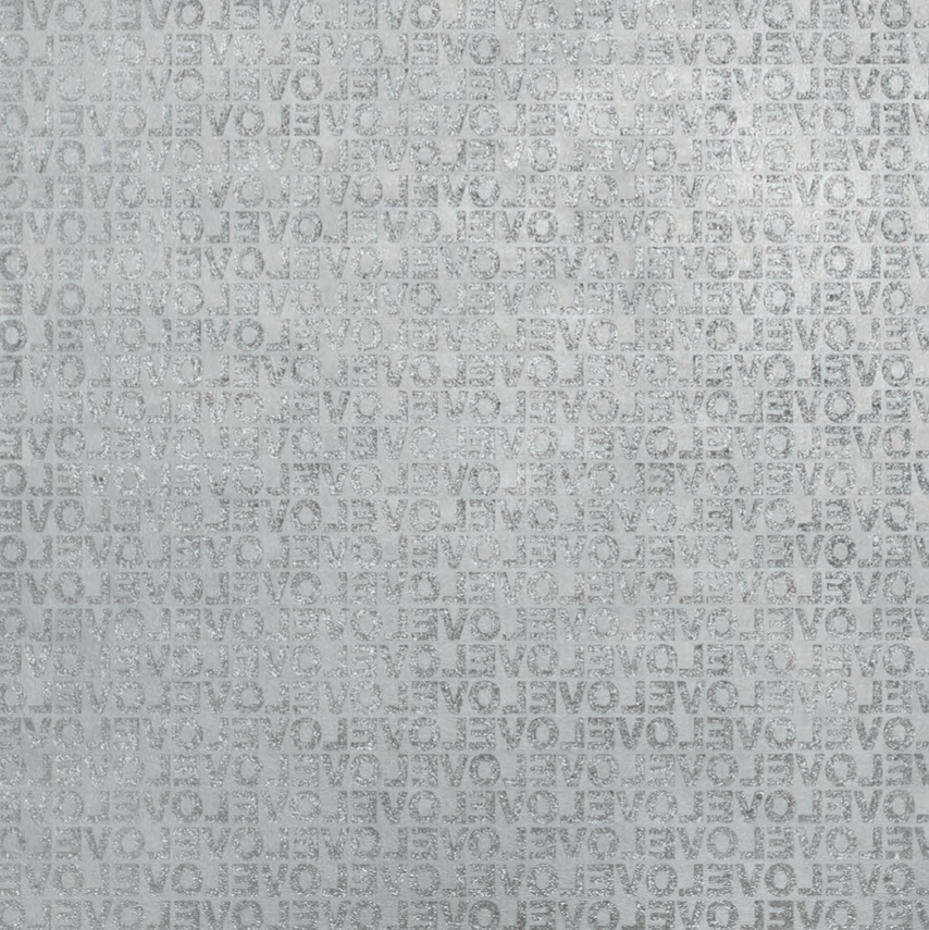 Silver in Love, 2007 Propene, mixed materials 150 x 150 cm