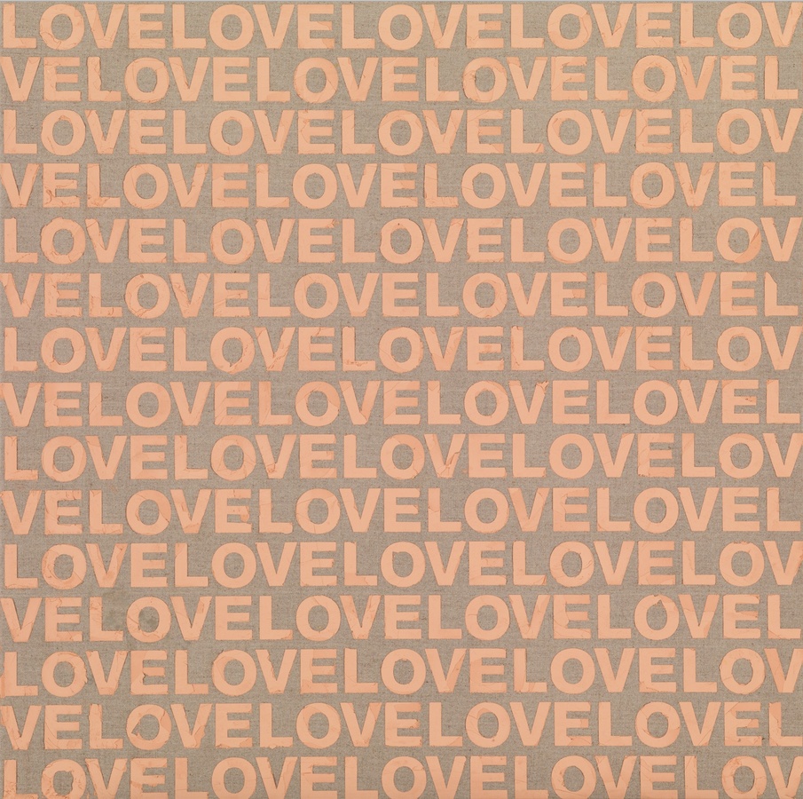 Love #4, 2016 Oil on canvas 90 x 90 cm - 35.4 x 35.4 in