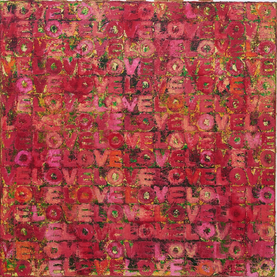 I Love Color #16, 2015 Oil on canvas 90 x 90 cm - 35.4 x 35.4 in