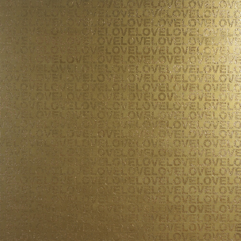 Gold in Love, 2007 Propene, mixed materials 150 x 150 cm