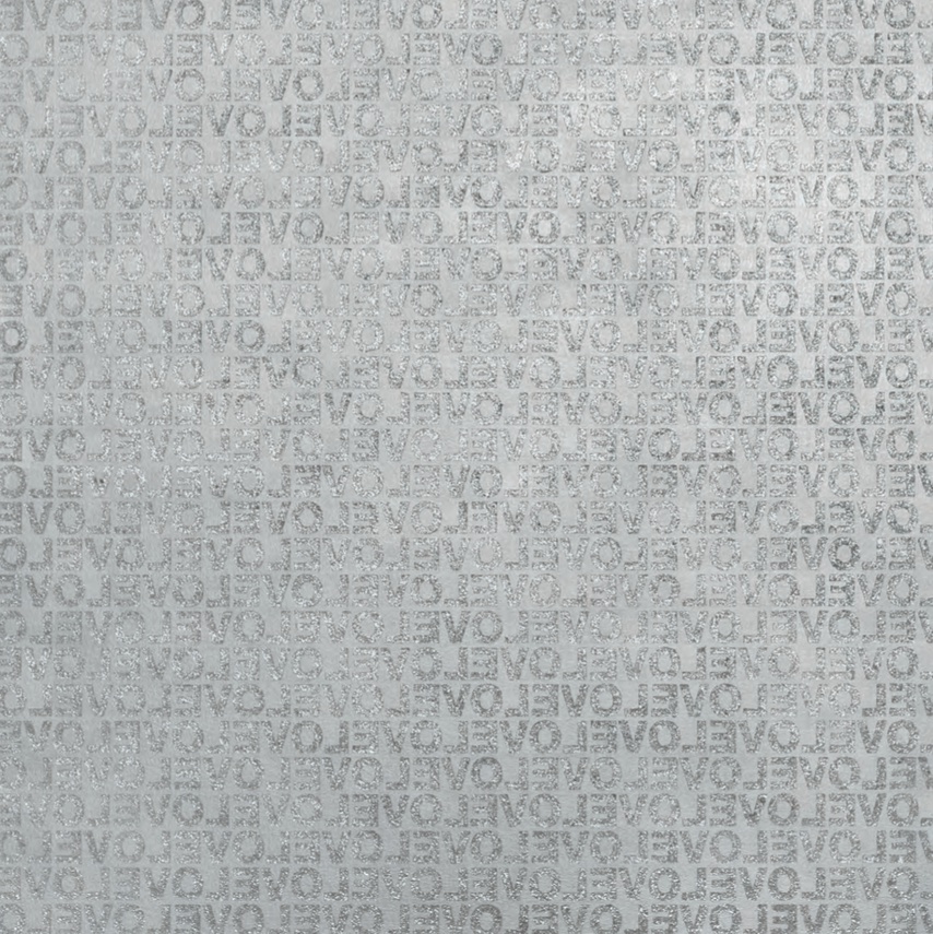 Silver in Love, 2007 Propene, mixed materials 150 x 150 cm