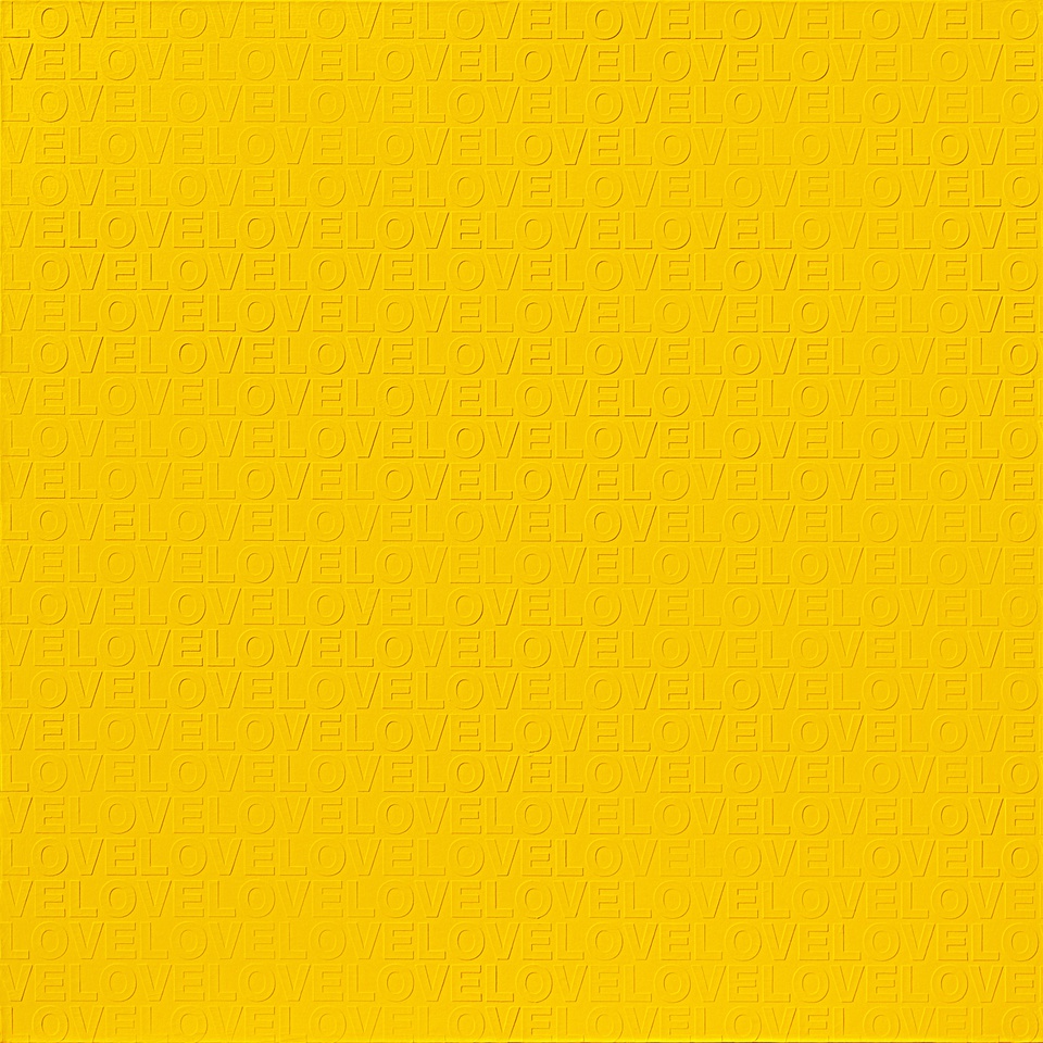YELLOW IN LOVE #1, 2009 Acrylic on canvas 150 x 150cm