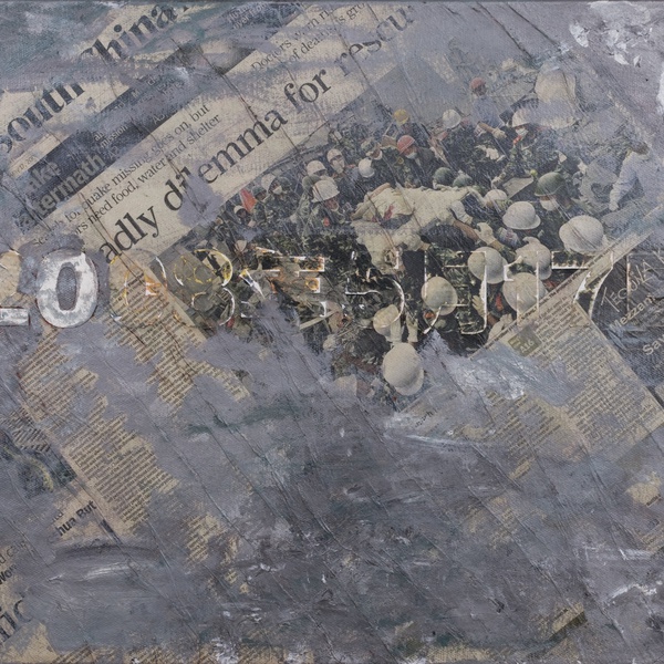 17/05/2008, 2008 Acrylic on canvas 45 x 55 cm