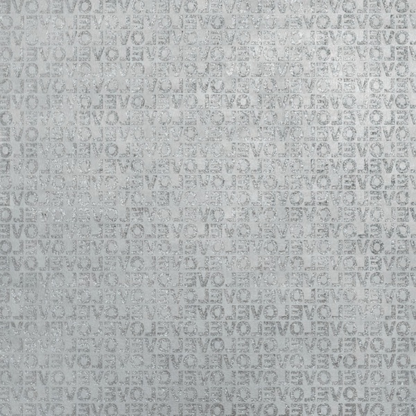 Silver in Love, 2007 Propene, mixed materials 150 x 150 cm