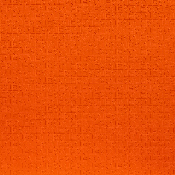 ORANGE IN LOVE #2, 2009 Acrylic on canvas 150 x 150cm