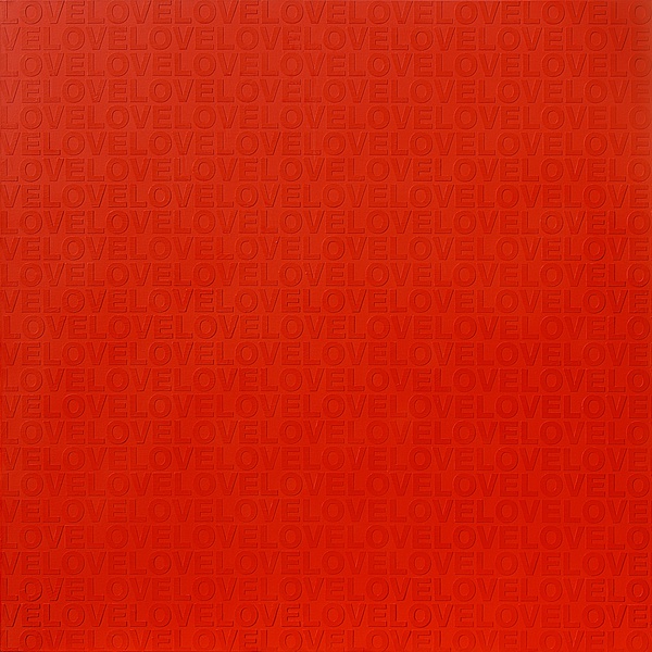 RED IN LOVE #1, 2009 Acrylic on canvas 150 x 150cm