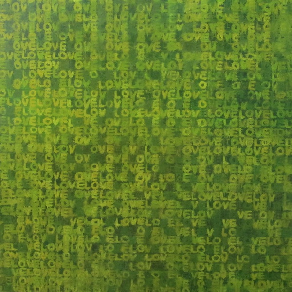 I Love Color #10, 2014 Oil on canvas 197 x 197 cm