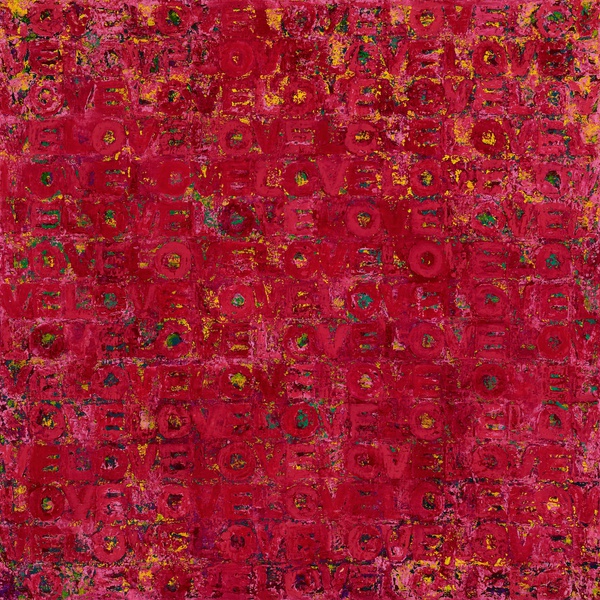 I Love Color #30, 2016 Oil & Oil sticks on canvas 90 x 90 cm - 35.4 x 35.4 in