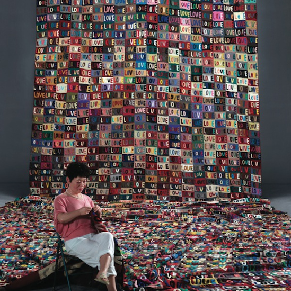 My Mom and My Hometown, 2012 Abandoned Wool, Fiberglass, reinforced plastic 1600 x 600 cm - 629.9 x 236.2 in