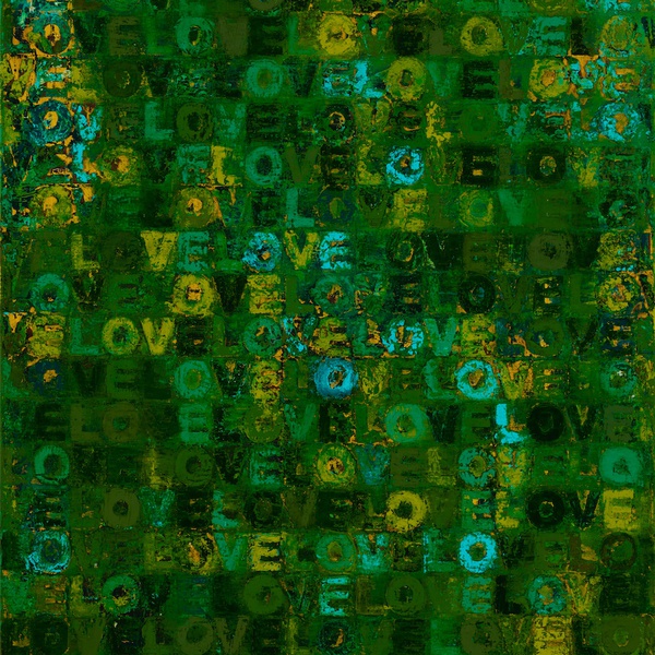 I Love Color #19, 2015-2016 Oil & Oil sticks on canvas 90 x 110 cm - 43.3 x 35.4 in