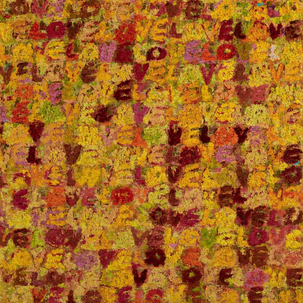 Walking in the Sun #5, 2016 Oil & Oil sticks on canvas 90 x 90 cm - 35.4 x 35.4 in