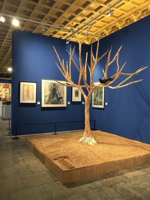Tree of Life, 2010 Throwaway chopsticks, composite materials 350 x 350 cm